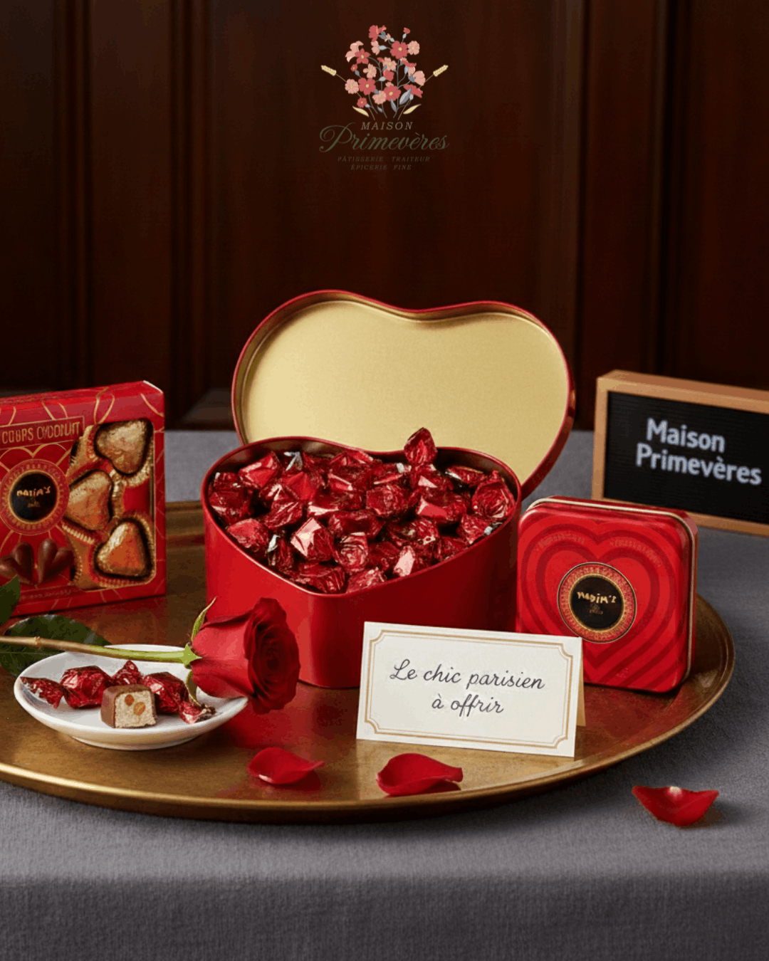 Composition de produits Maison Primevères intitulée Le trio irrésistible