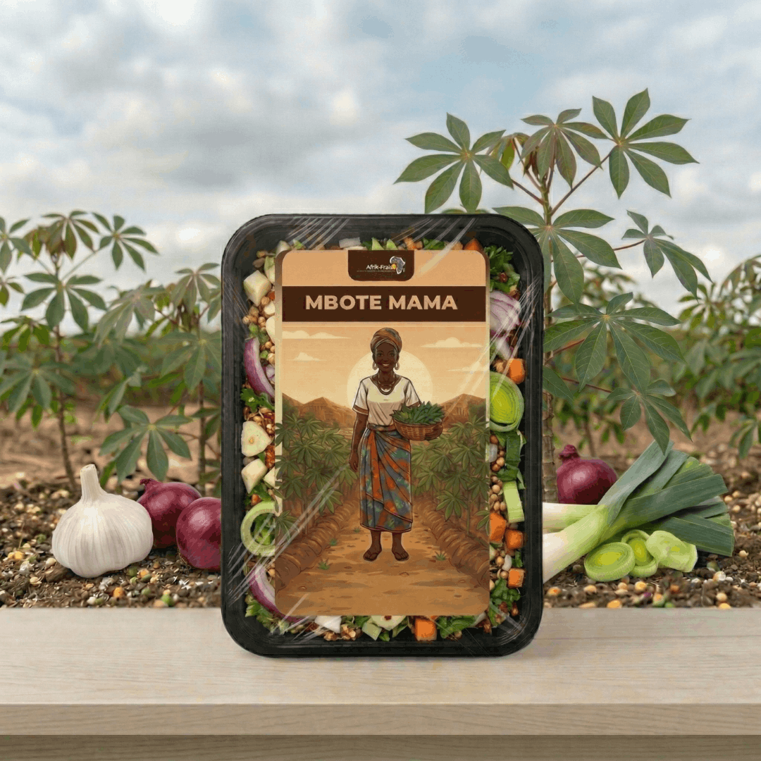 Produit Afrik-Frais Mbote Mama avec packaging alimentaire