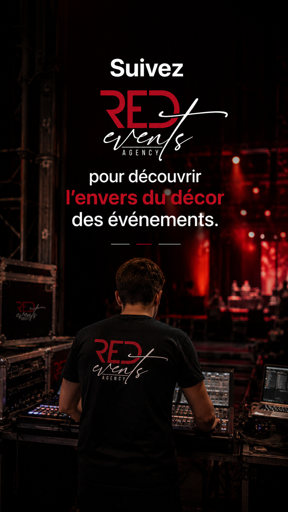 Message de marque RED Events Agency sur la maîtrise des imprévus en événementiel